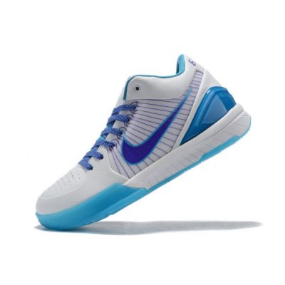 Nike Erkek Zoom Kobe 4 Protro Beyaz / Mavi Basketbol Ayakkabısı Türkiye - FQ9TGX1W